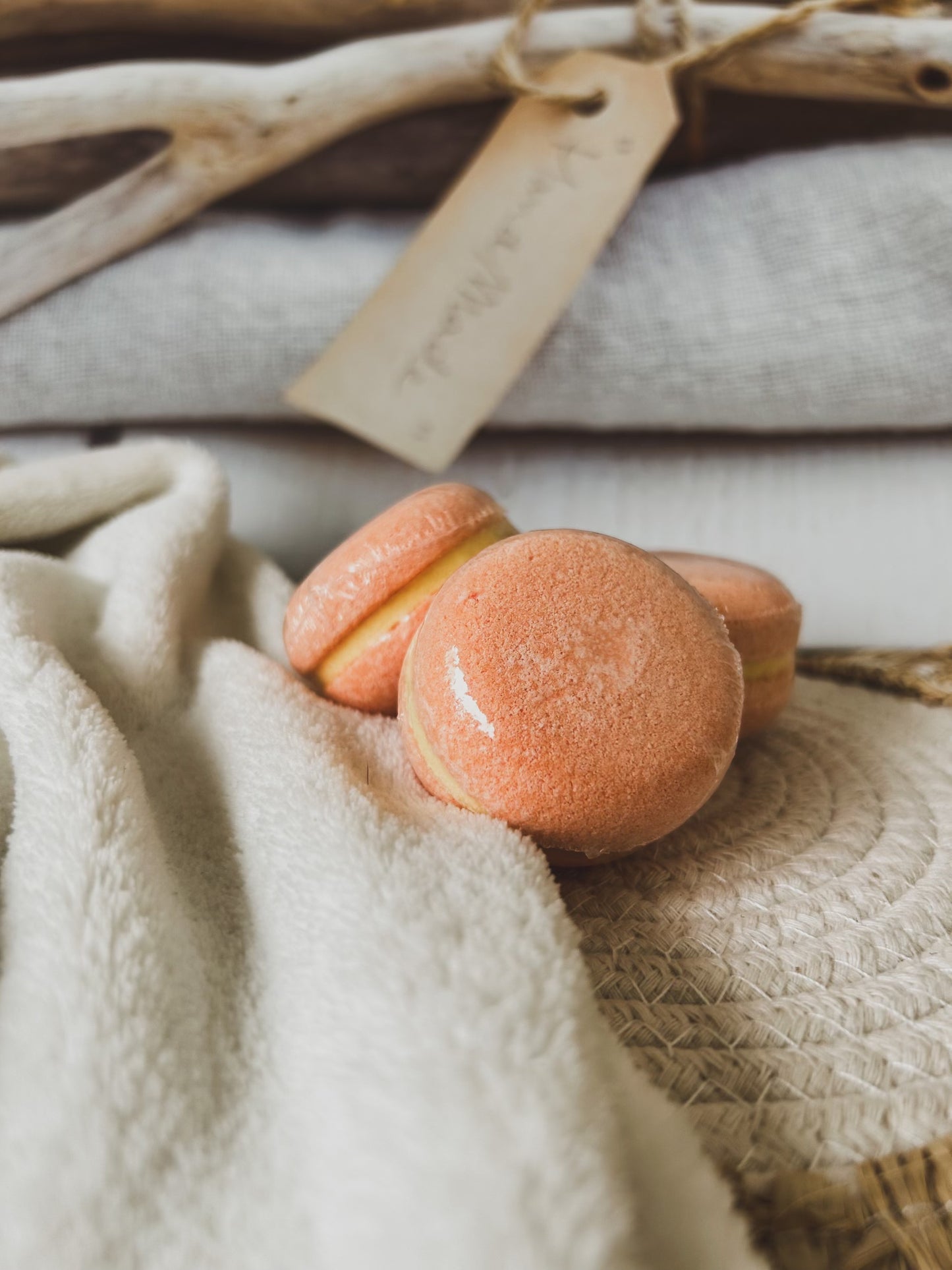 Macaron Effervescent - Pêche