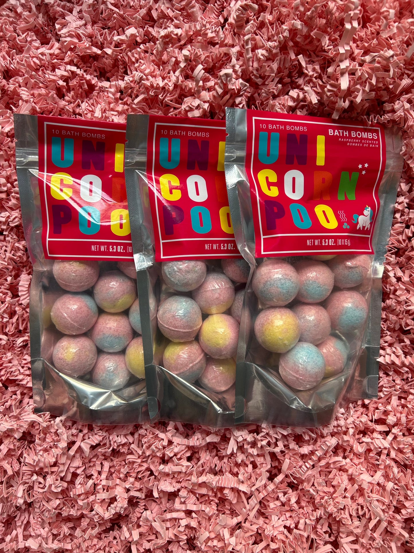 Sachet de Bain - Unicorn Poo Framboise